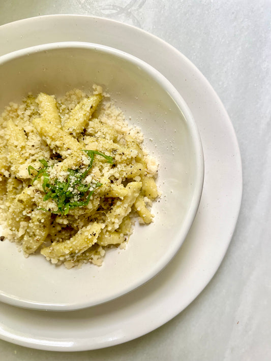 Cavatelli with Spinach & Artichoke Cream