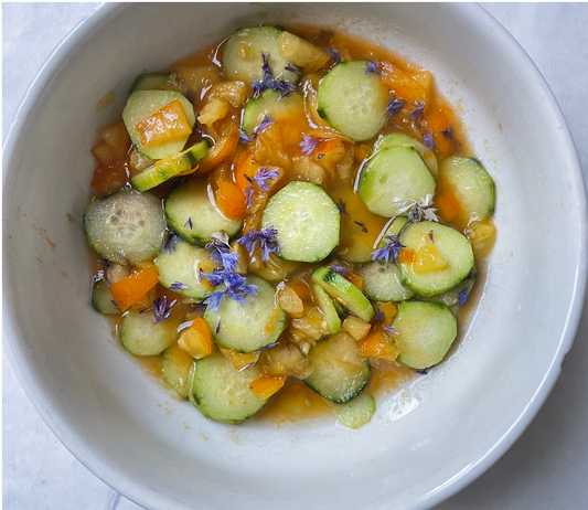 Golden Tomato Gazpacho