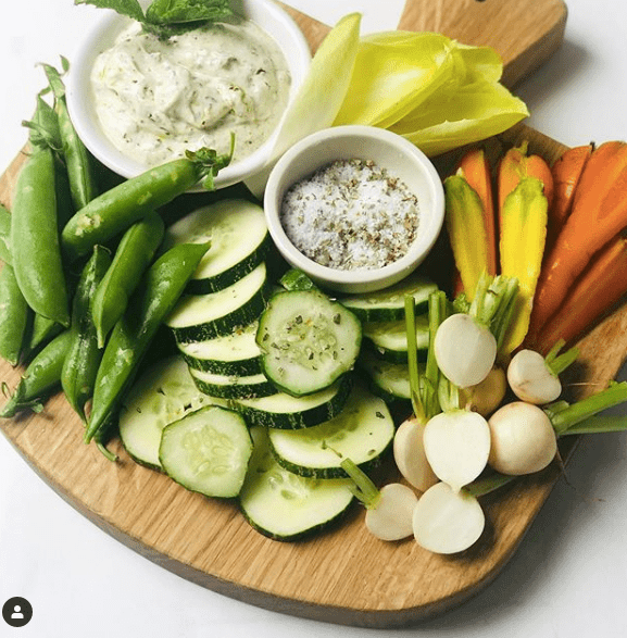 Arugula Pesto Aioli with Vibrant Vegetables - Bella Cucina