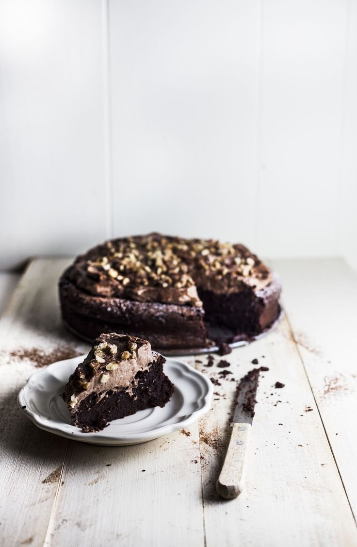 Chocolate Olive Oil Cake with Mascarpone cream - Bella Cucina
