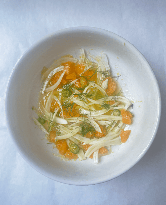Citrus Fennel Snapper with Citrus & Serrano Salsa - Bella Cucina