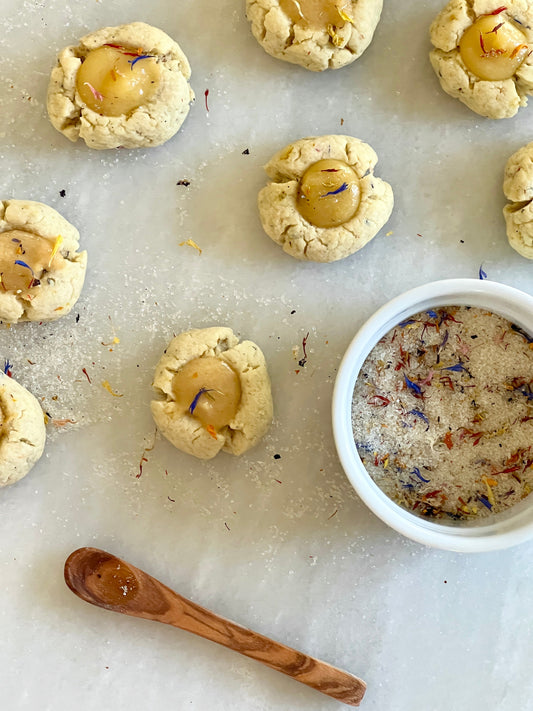 Citrus Thumbprint Cookies - Bella Cucina
