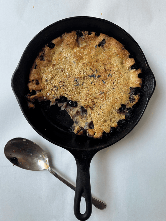 Lemon Blueberry Dutch Baby Pancake - Bella Cucina