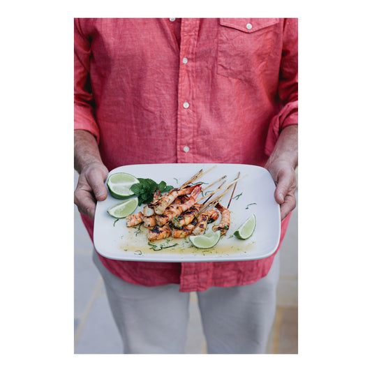 Lime and Honey Grilled Shrimp - Bella Cucina