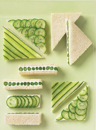 Mint & Pistachio, Cucumber and Asparagus Piccolo Panini - Bella Cucina