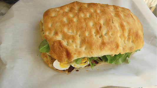 Pane Bagnato "Bathed Bread" Focaccia Sandwich - Bella Cucina