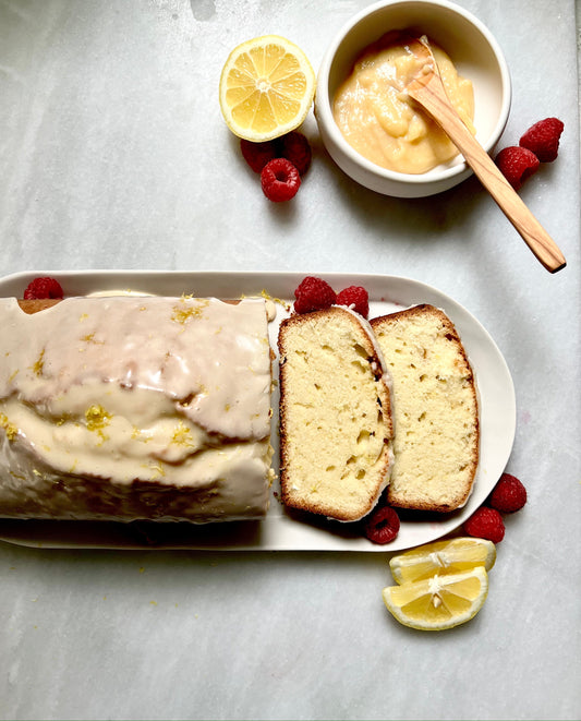 Preserved Lemon Pound Cake with Lemon Cream Icing - Bella Cucina