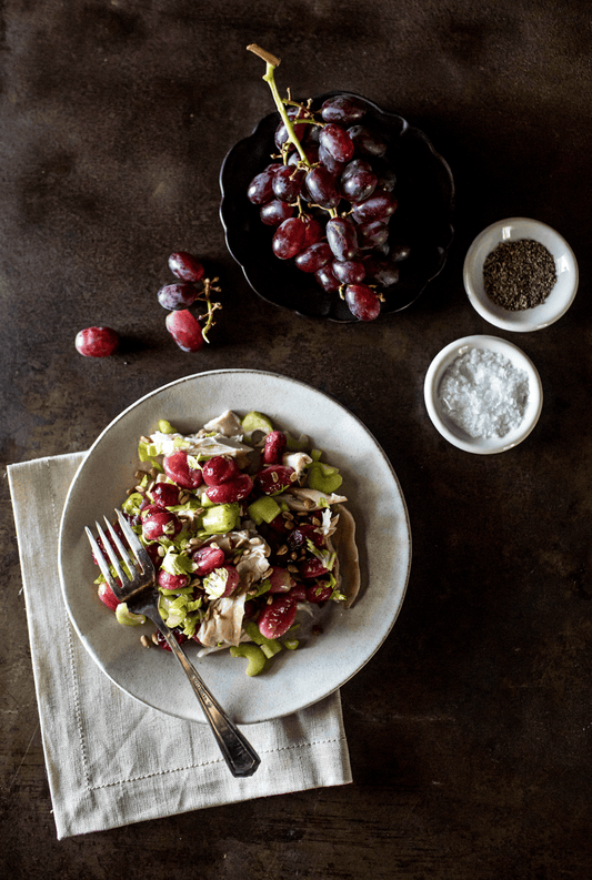 Roasted Grape and Celery Chicken Salad - Bella Cucina