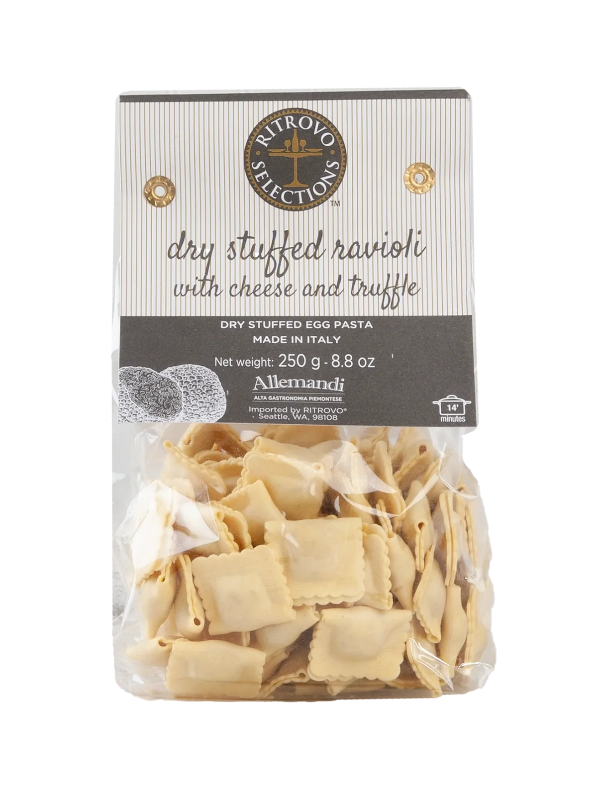 Ritrovo Dry Stuffed Ravioli with Cheese and Truffle