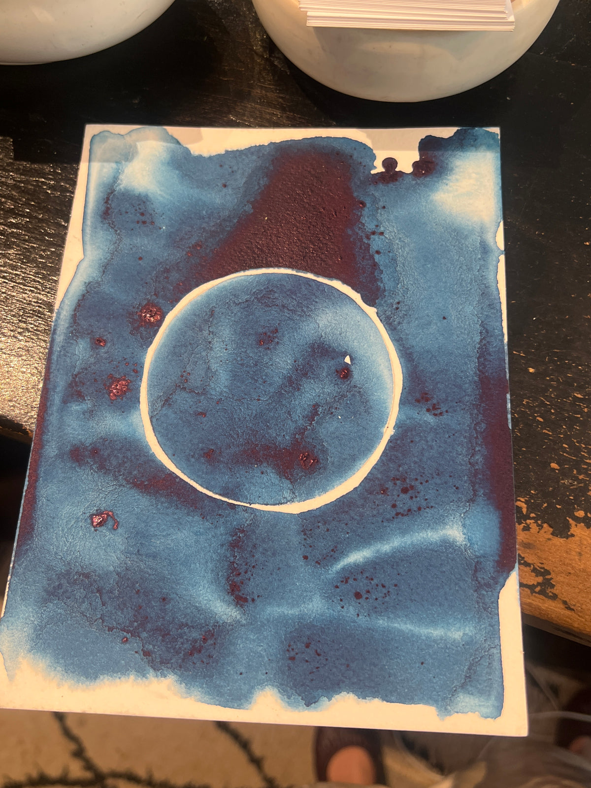 Art: Blue painting