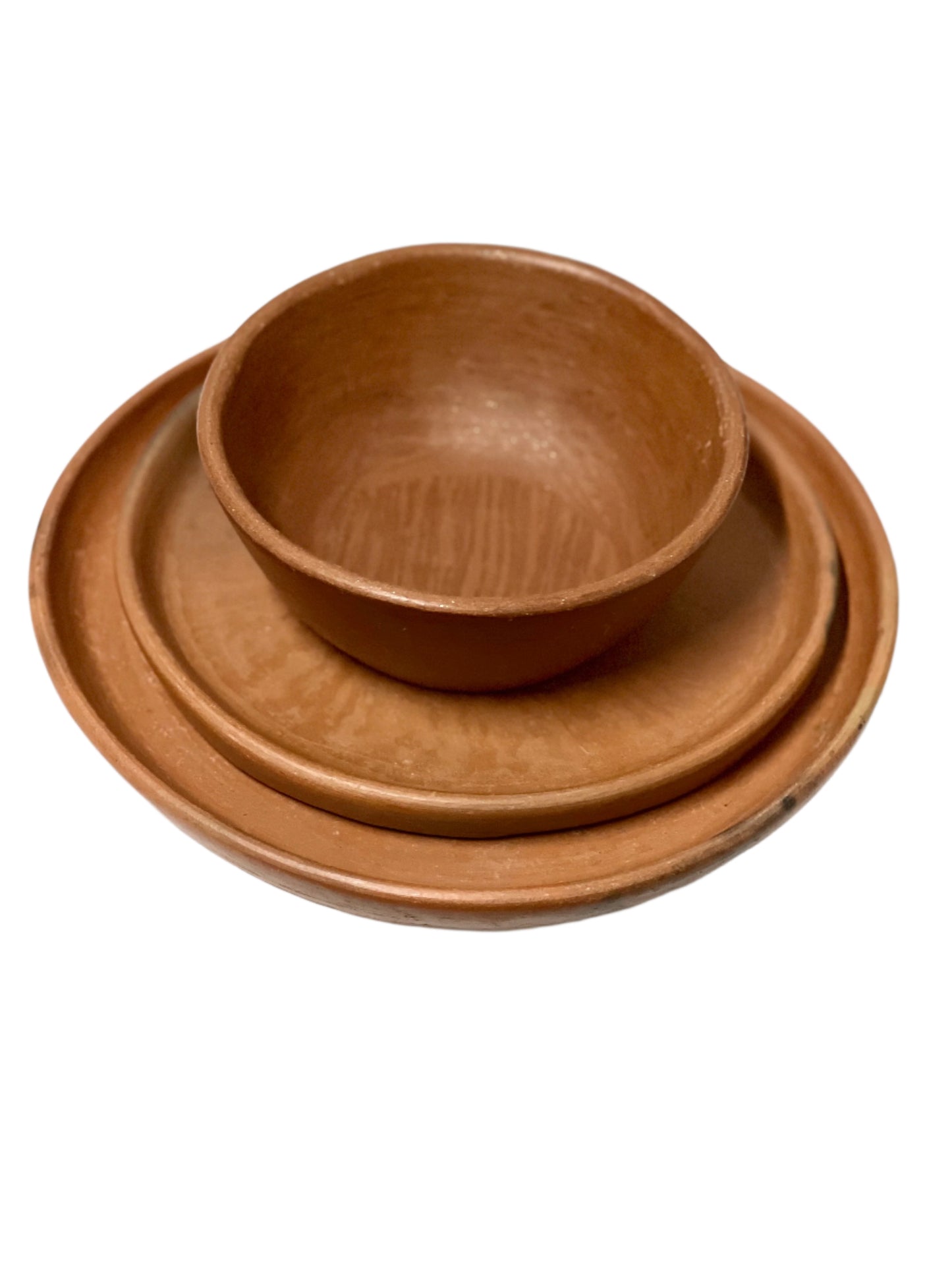 Oaxaca Clay Pottery Dinner and Salad Plates and bowl