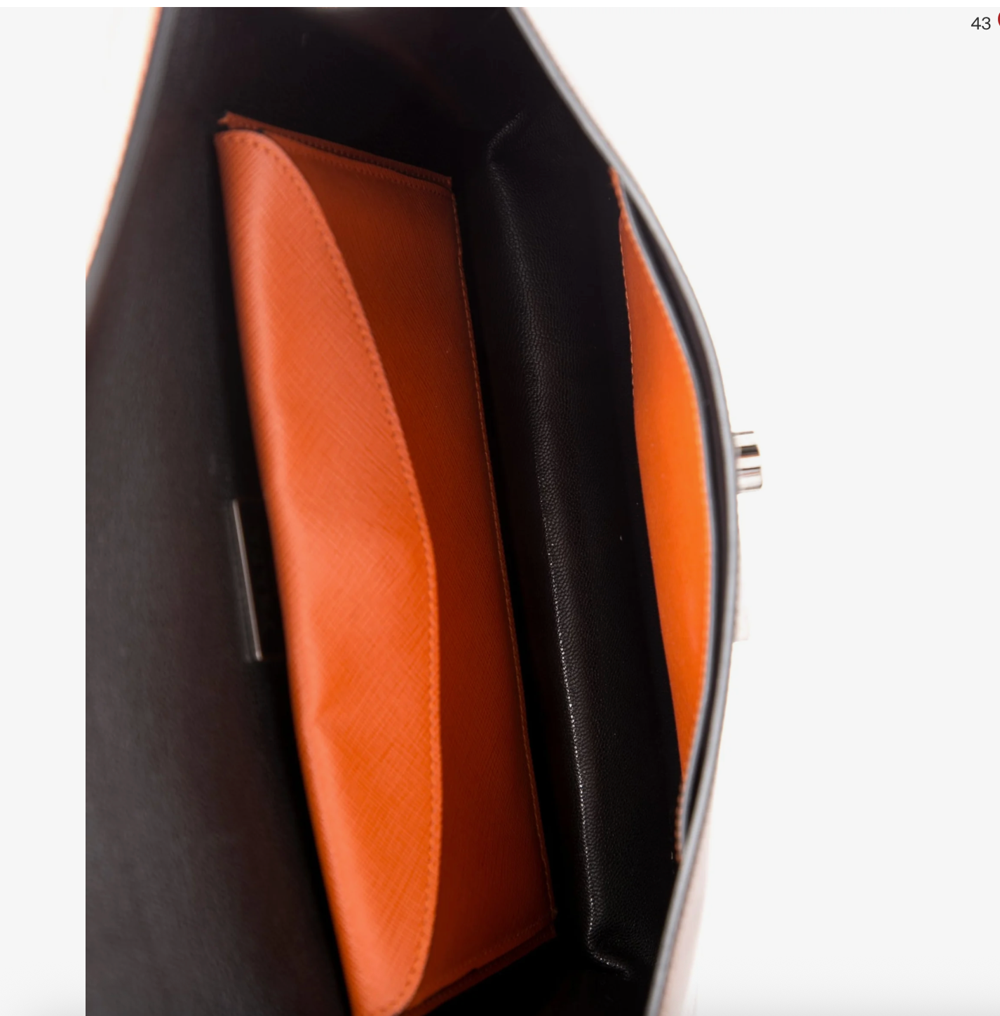 Clothing | Vintage PRADA Portfolio Brown and Orange Leather
