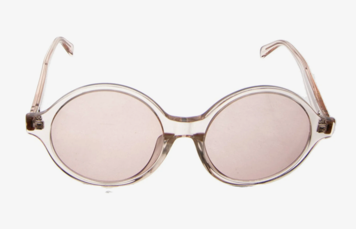 Vintage Clothing: Celine oversize pink tinted Sunglasses