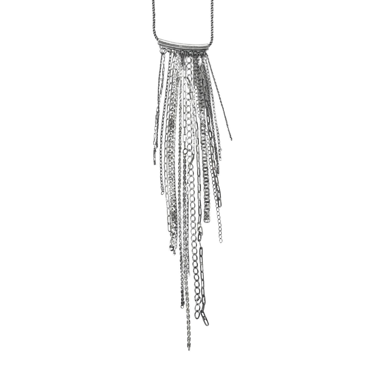 Anna Sheffield Silver Waterfall Necklace by Bella Cucina – Necklace
