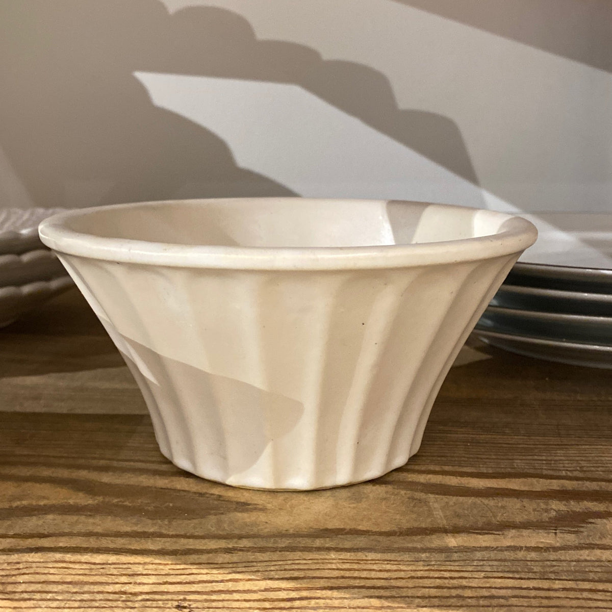 Antiques & Found Objects: Vintage White Ceramic Lined Bowl by Bella Cucina – Antiques & Found Objects: Bowls