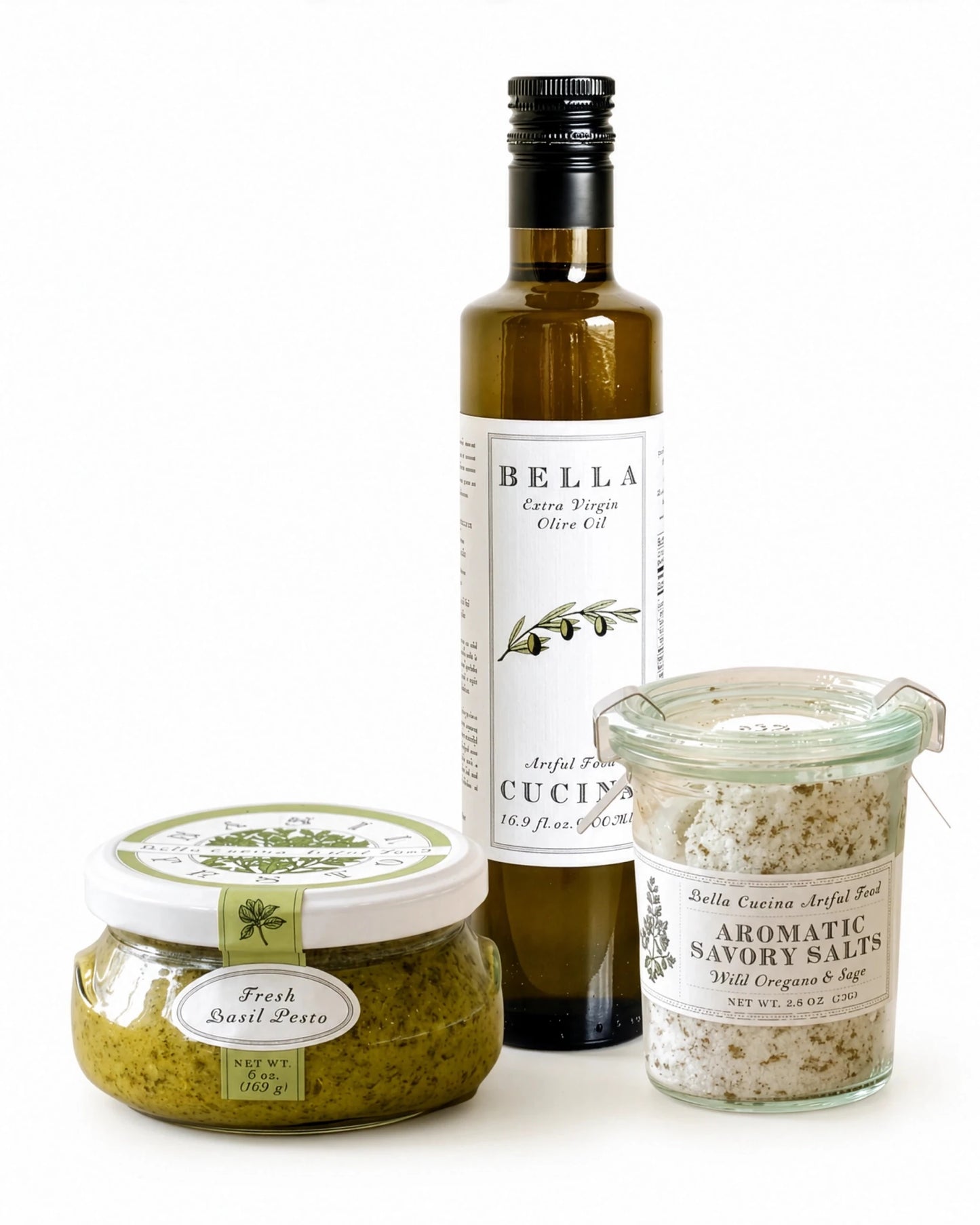 Celery, Basil Pesto & Parmesan Frittata Bundle by Bella Cucina –