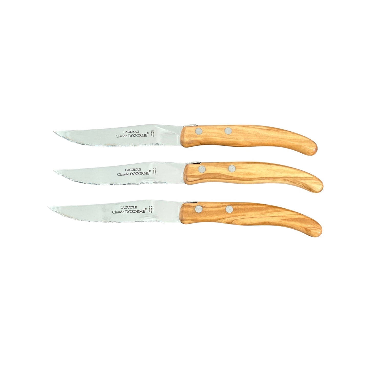 For the Home: Olive Wood Steak Knife - set of 6 by Bella Cucina – For the Home: Knife