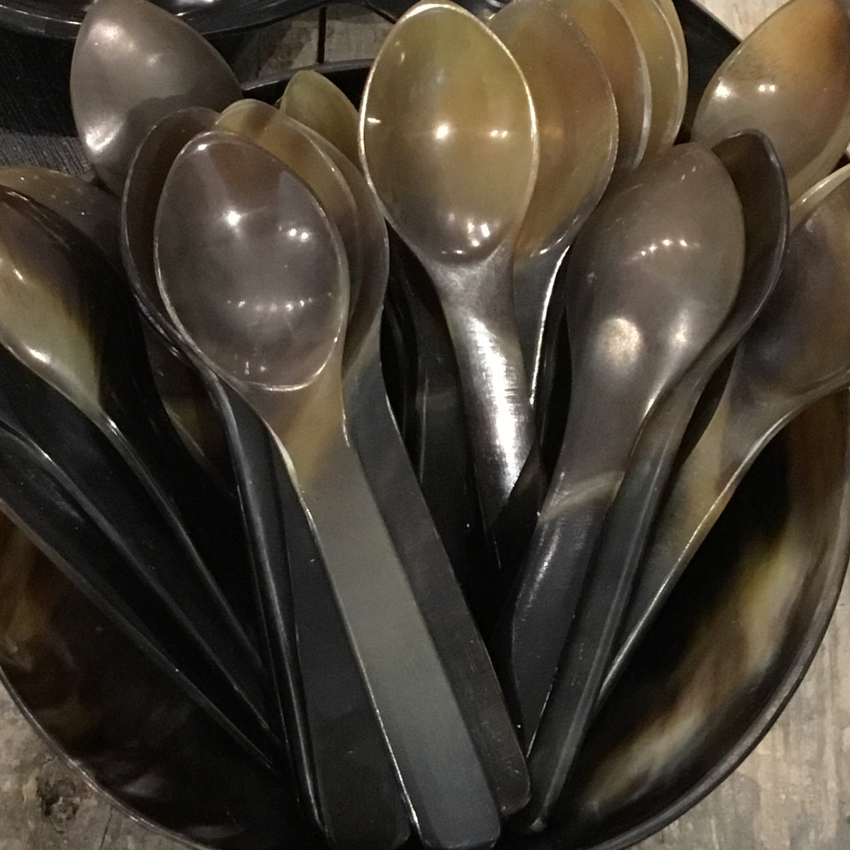 For the Table: Horn Spoon, Small by Bella Cucina – For the Table: Flatware