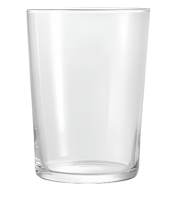 Bella Cucina - Italian straight sided Water Glass - 17 ounce - Set of 6 -
