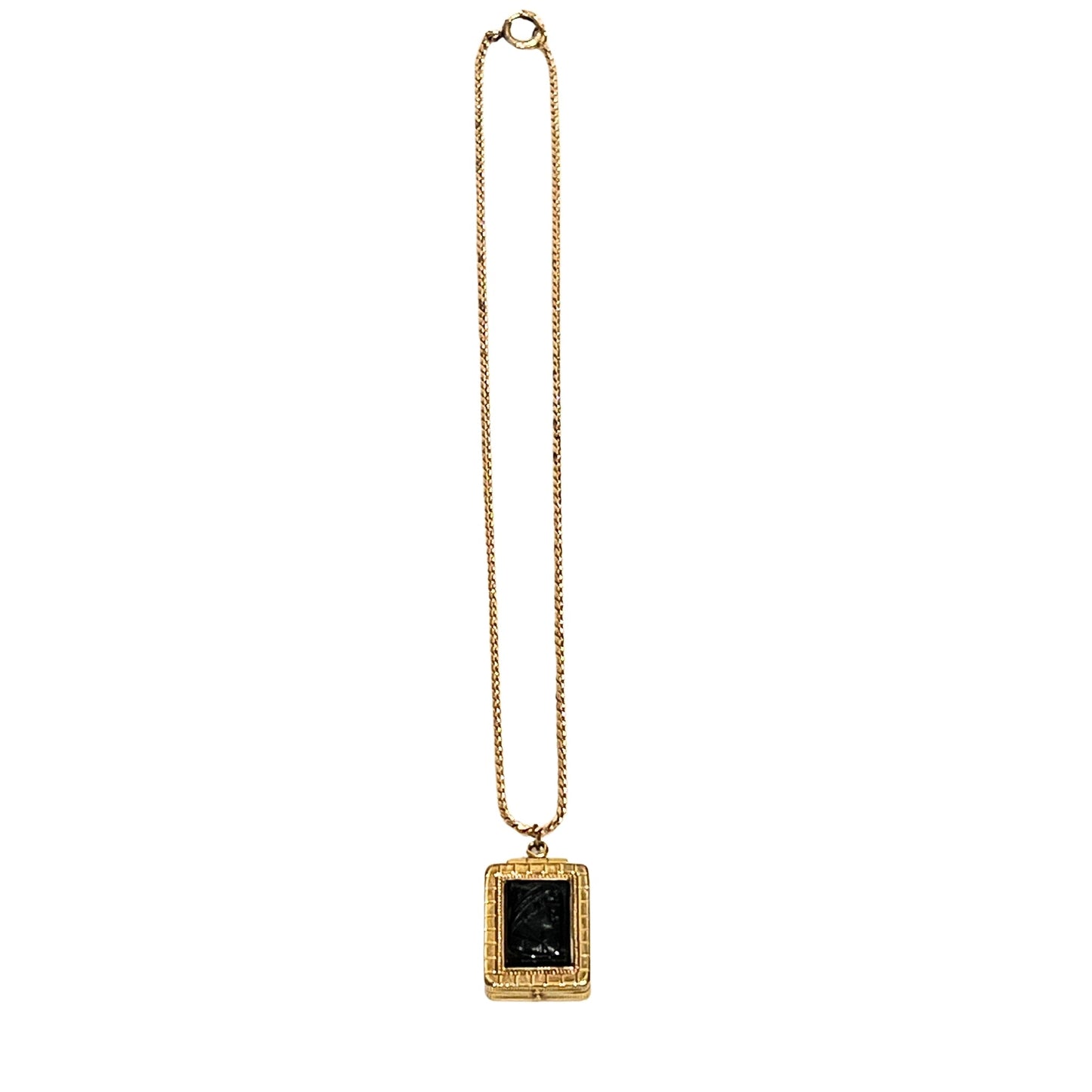 Jewelry: Vintage Lock Necklace by Bella Cucina –