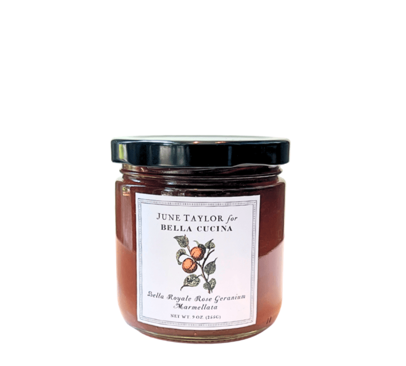 LIMITED EDITION: June Taylor For Bella Cucina | Bella Royale Rose Geranium Marmellata by Bella Cucina – jam