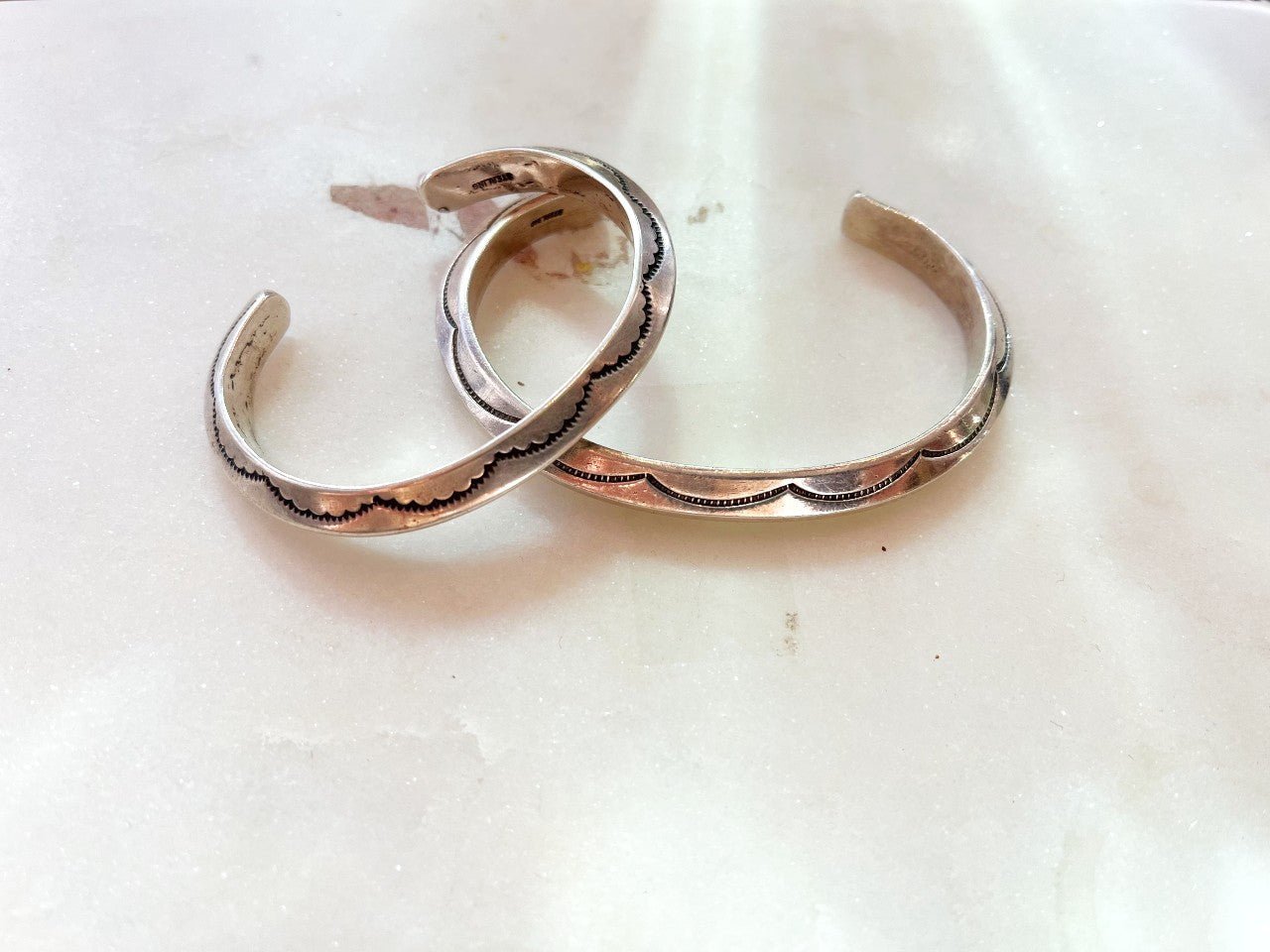 Bella Cucina - Native American Silver cuff Bracelet -