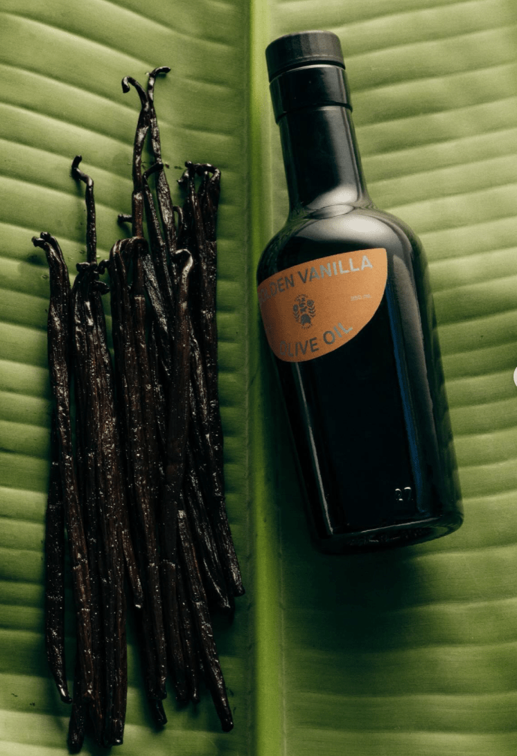 Flamingo Estate Limited Edition Vanilla Olive Oil bottle at Bella Cucina in Atlanta, view 2