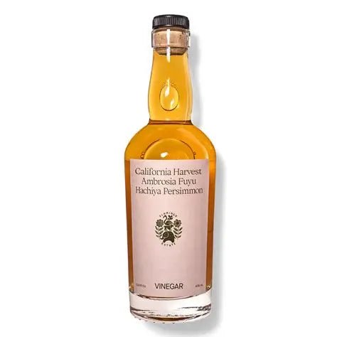 Flamingo Estate persimmon vinegar bottle at Bella Cucina in Atlanta