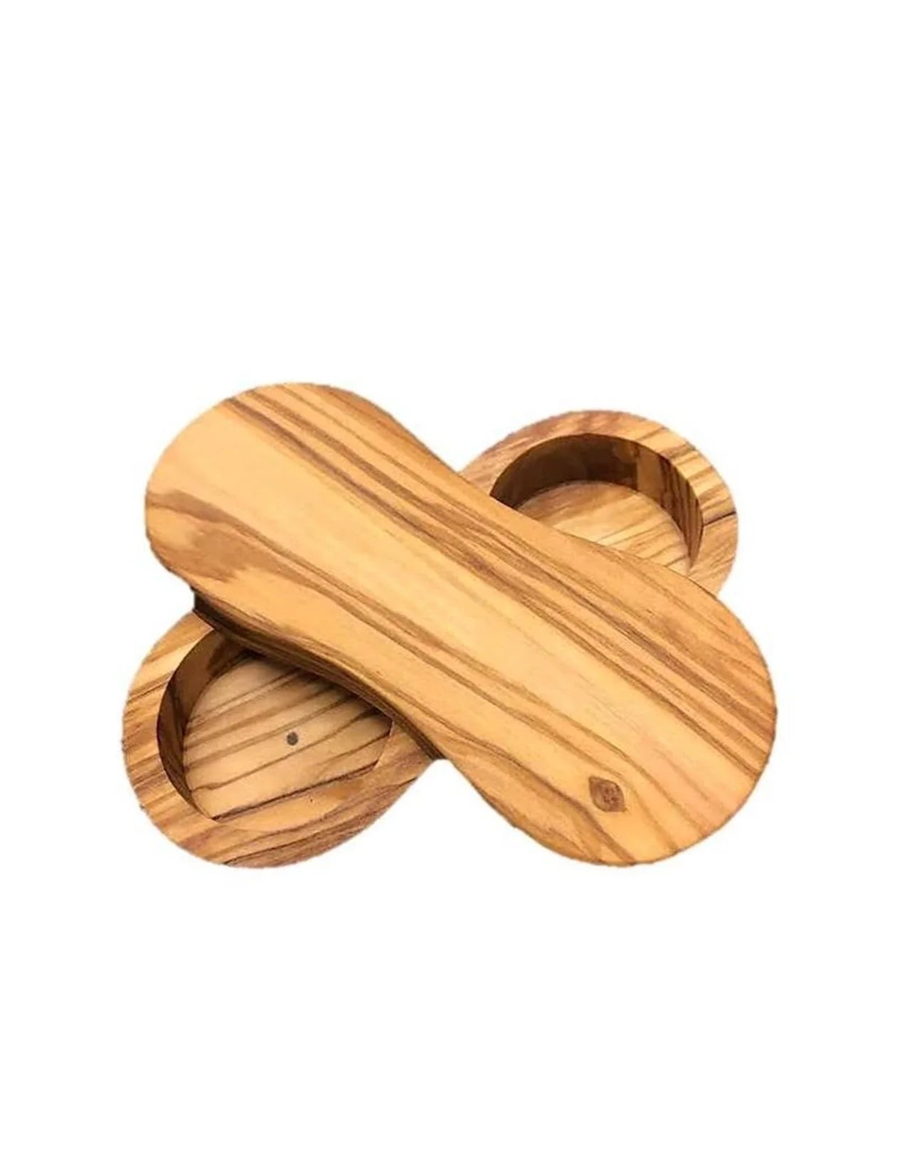 Olive Wood Salt & Pepper Keeper by Bella Cucina –