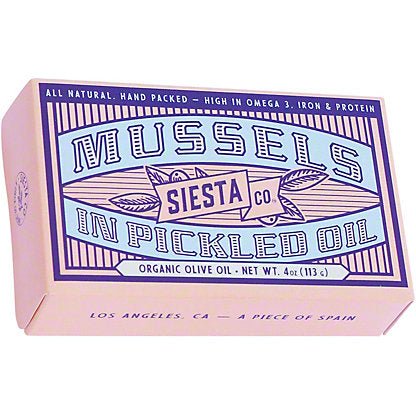 Pantry: Siesta Co. Mussels in Pickled Oil by Bella Cucina – Pantry: Tinned Seafood