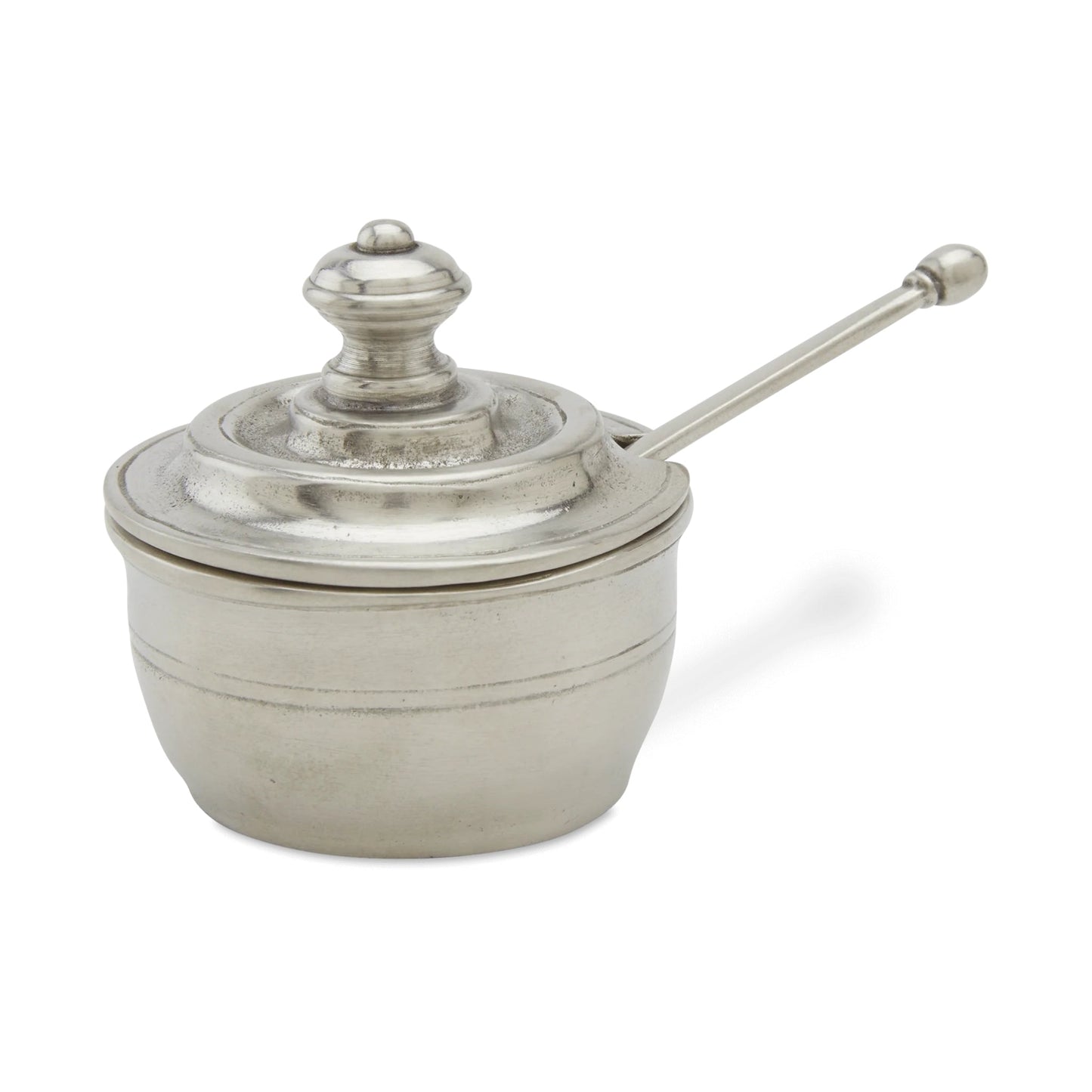 Silver Piccolo Salt Cellar with Lid & Spoon by Bella Cucina – Salt Cellar