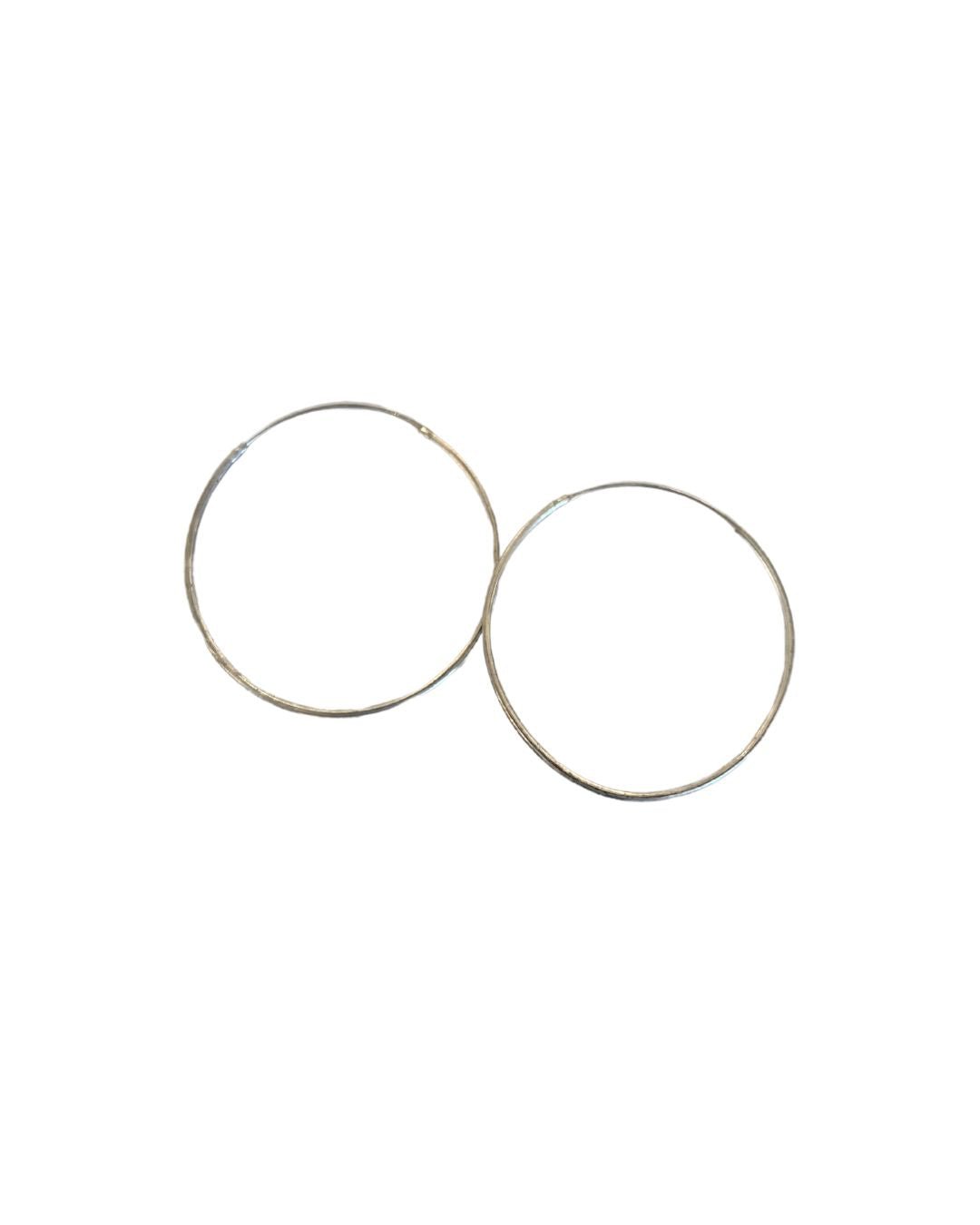 Bella Cucina - Silver Round Earrings -