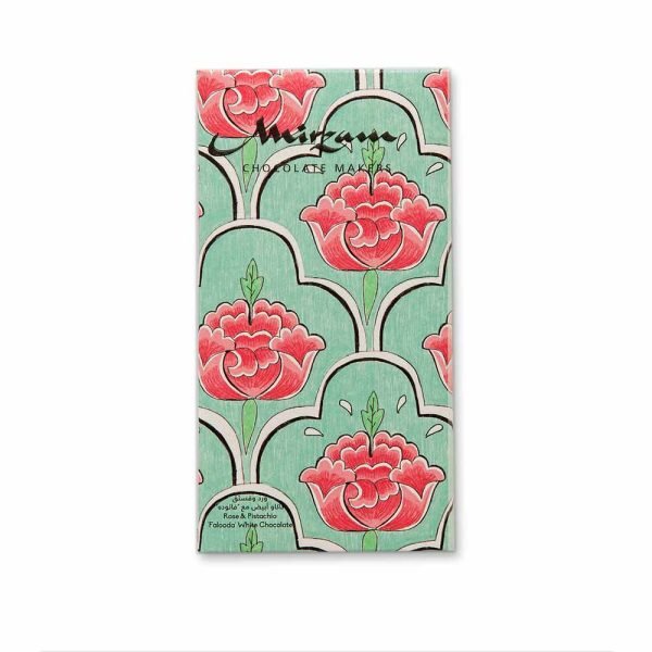 Sweets: Mirzam Rose and Pistachio White Chocolate by Bella Cucina – Sweets: Chocolate