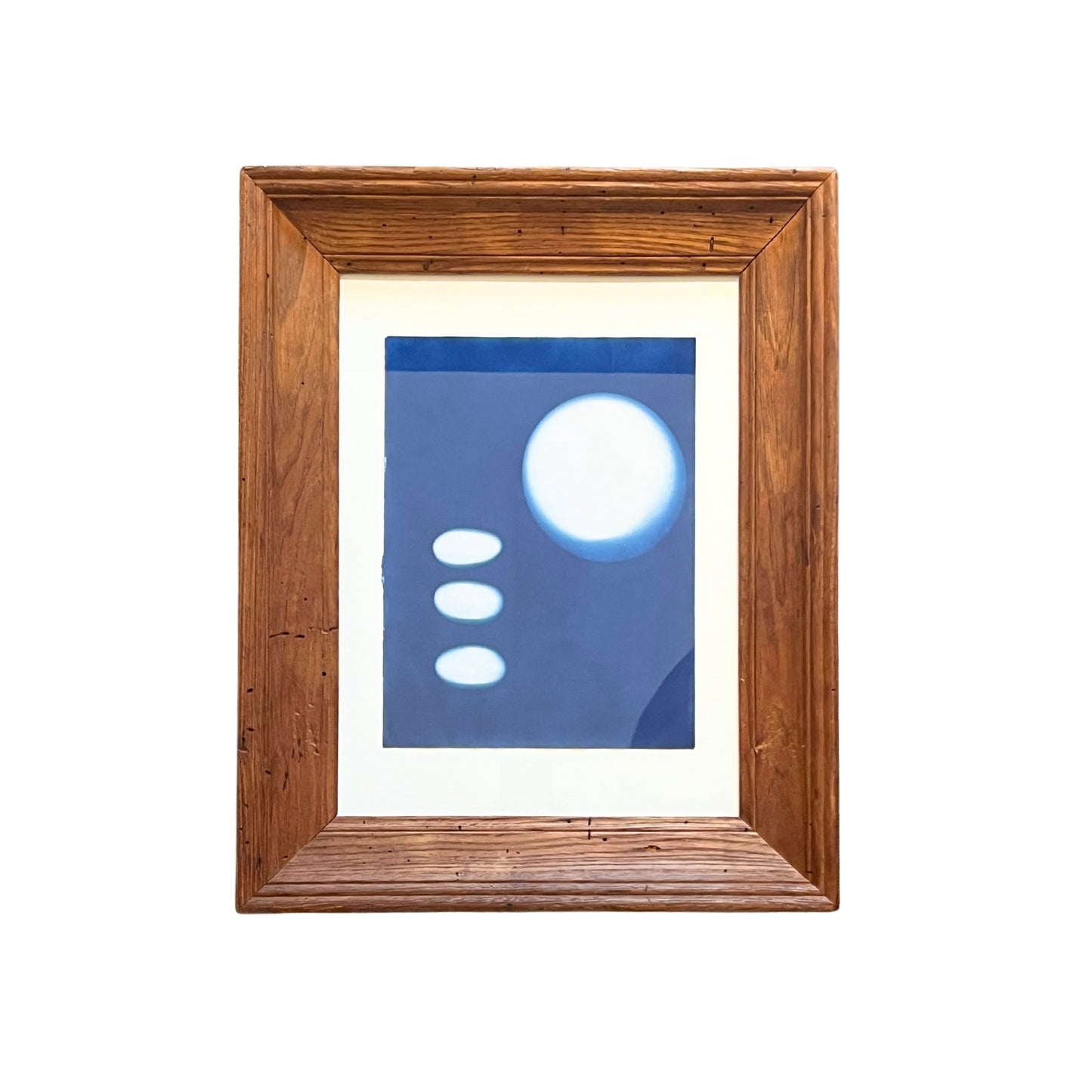 Vintage Italian Frame Cyanotype