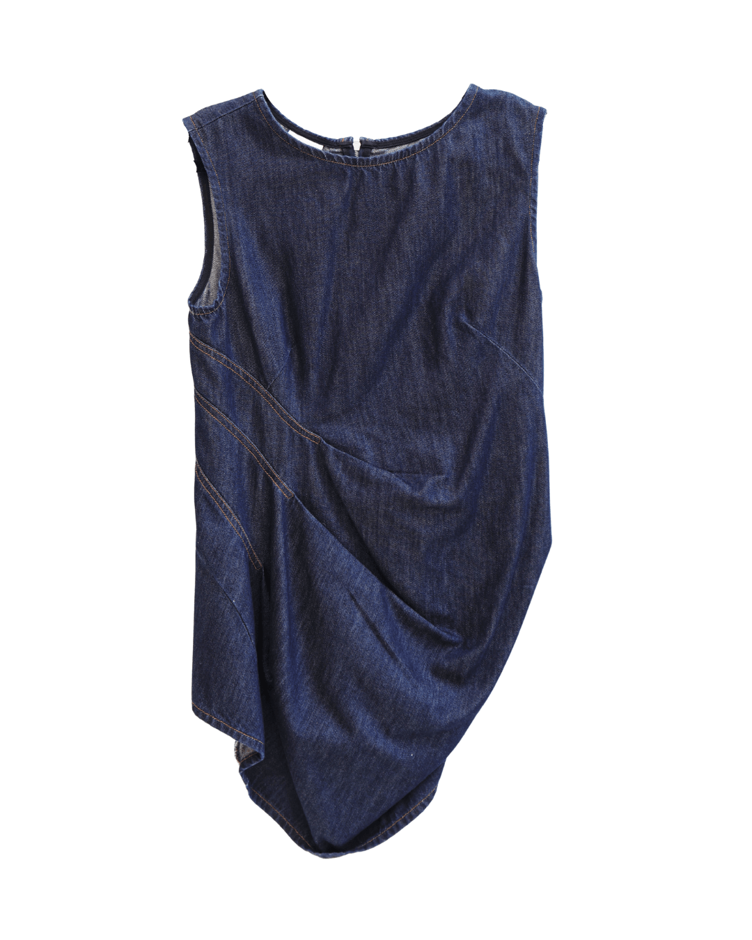 Vintage Clothing: Dries Van Noten, Asymmetric Denim Top by Bella Cucina – Vintage Clothing: Top