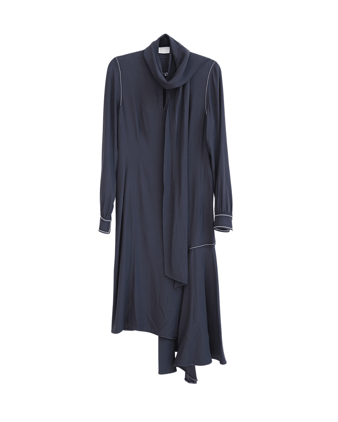 Vintage Clothing: Marni, Scarf - Neck Dress in Navy by Bella Cucina – Vintage Clothing: Dress