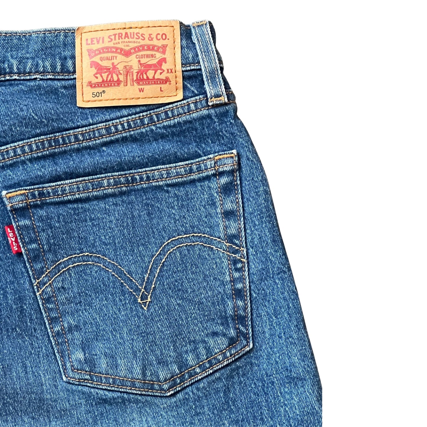 Vintage Clothing: Vintage Denim Levis, The Light Raw Hem by Bella Cucina – Vintage Clothing: Denim