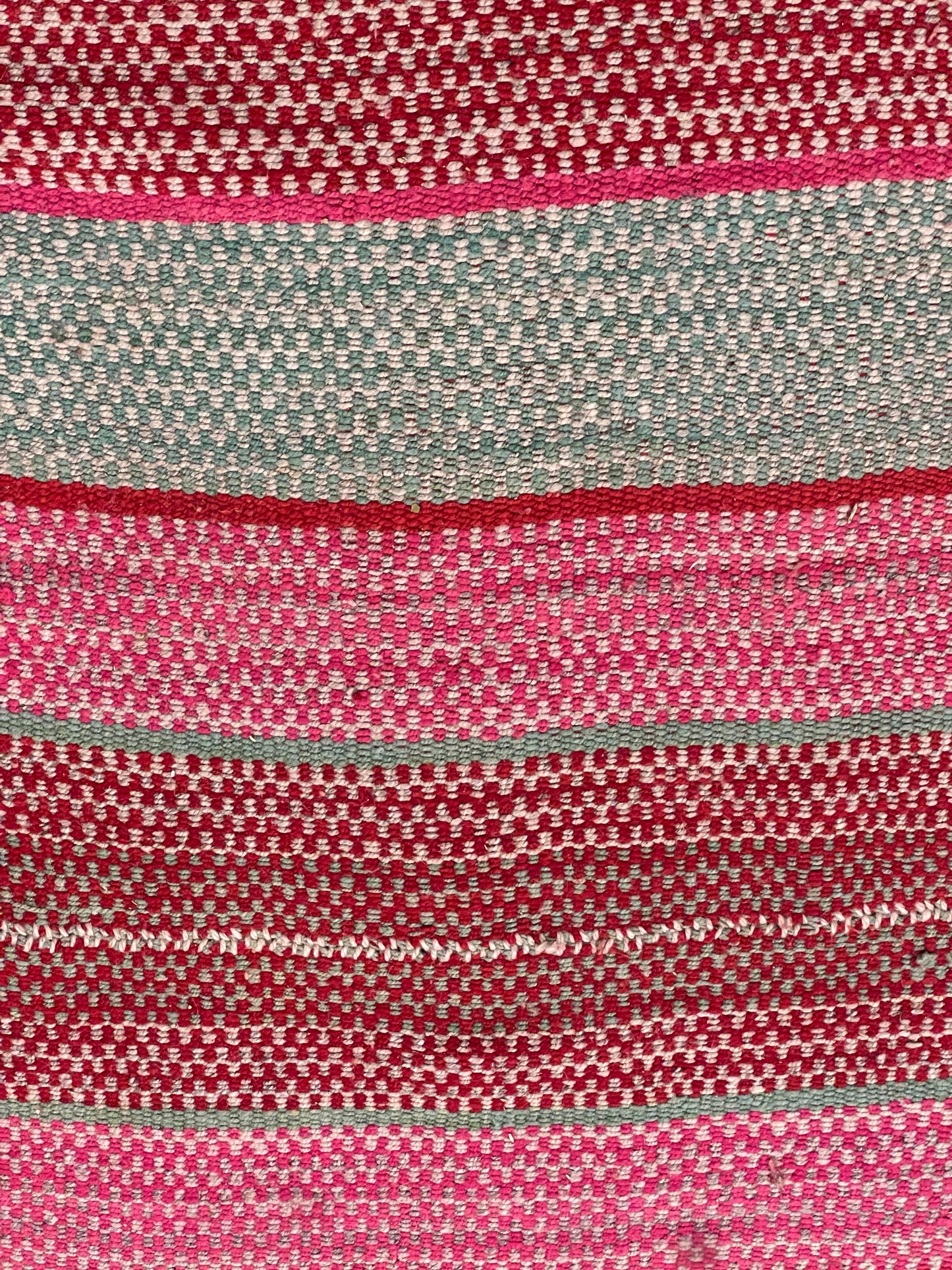 Bella Cucina - Vintage Hand - loomed Peruvian Frazada rugs -