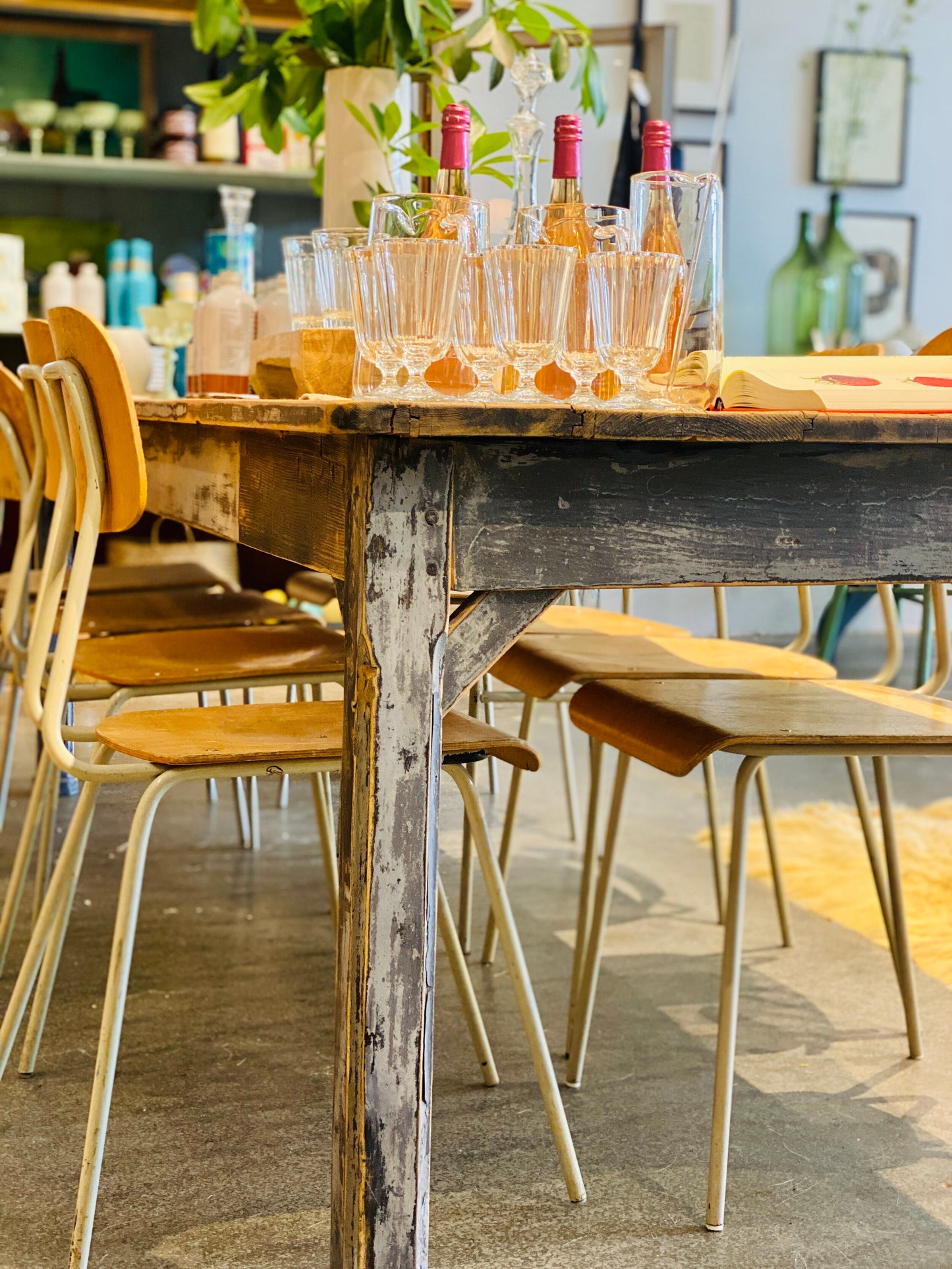 Antique Farmhouse Wood Table