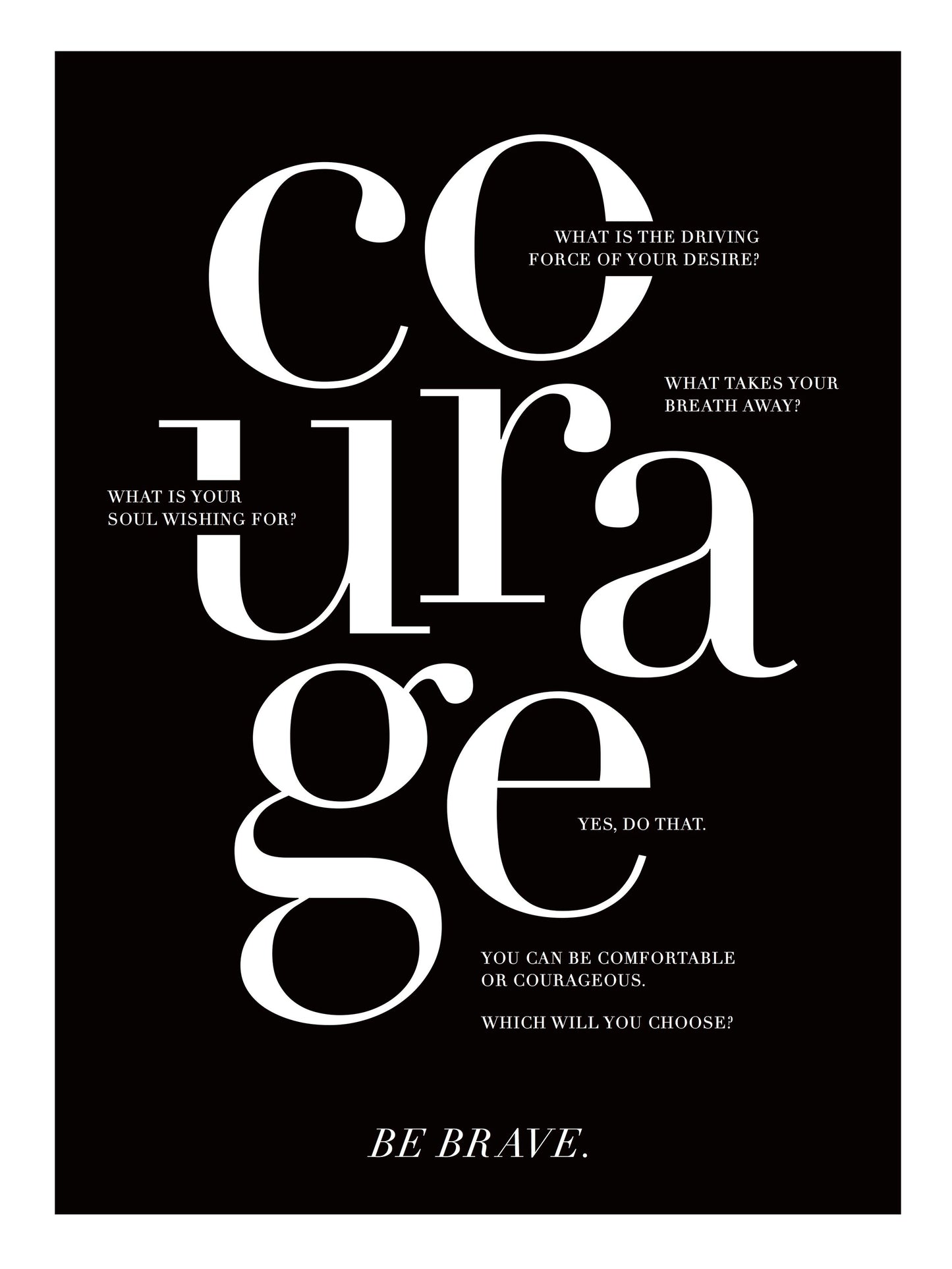 enCOURAGEment Poster
