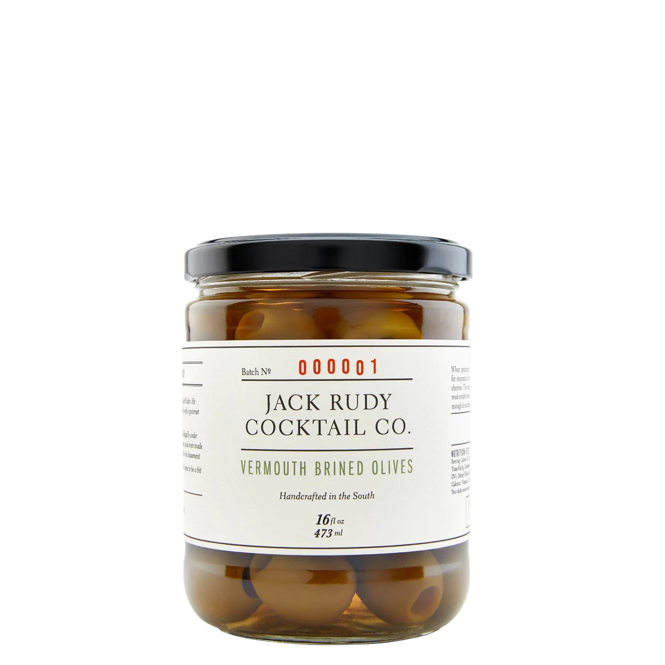 Jack Rudy Cocktail Co. Vermouth Brined Olives