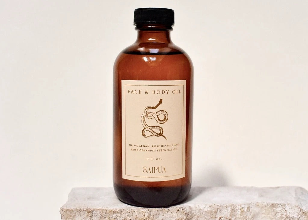 Saipua Bath & Body Oil: Rose Geranium
