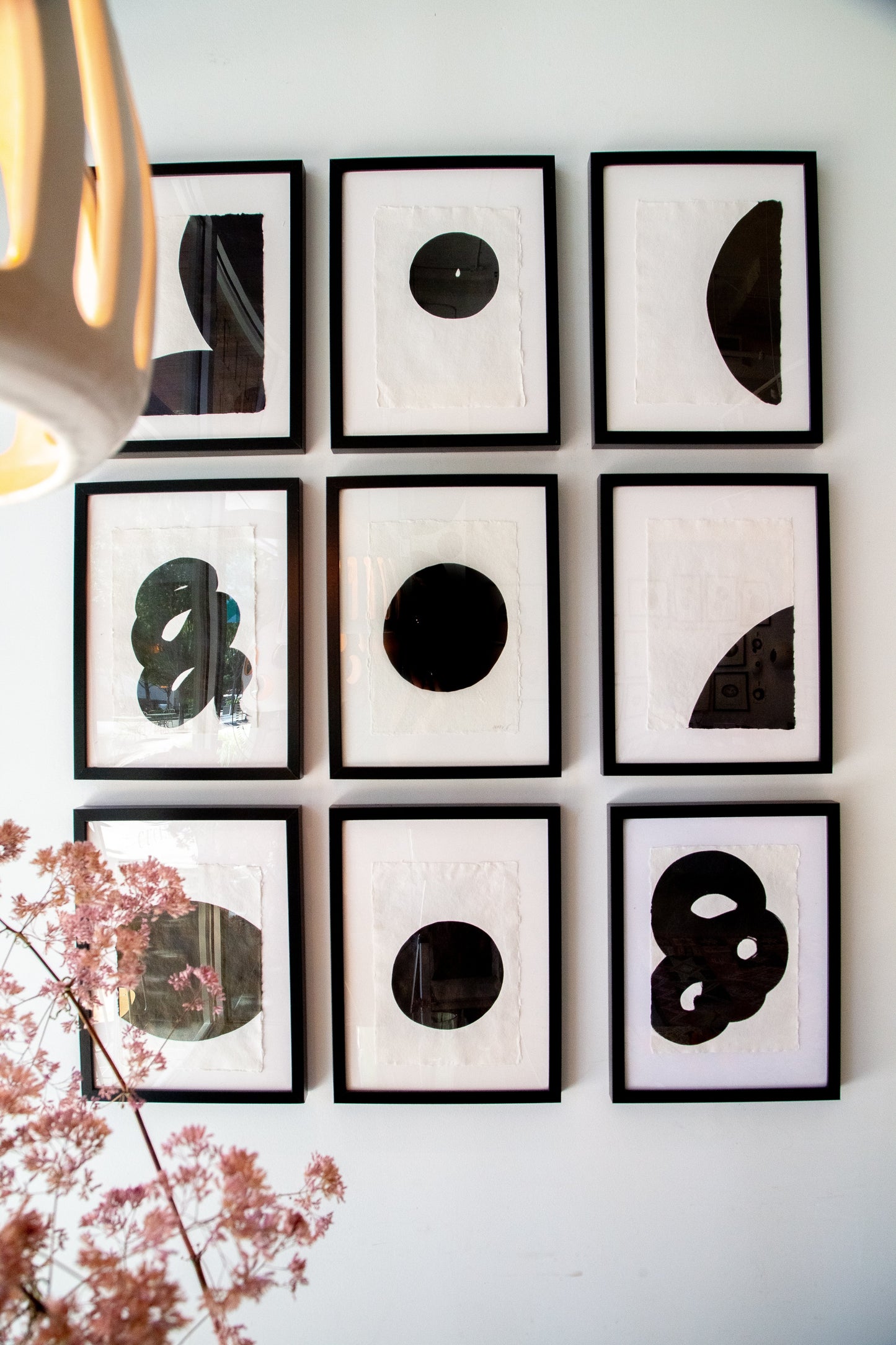 Bella Cucina - AB Art Japanese Ink ensO Series: Suite of Nine Paintings -