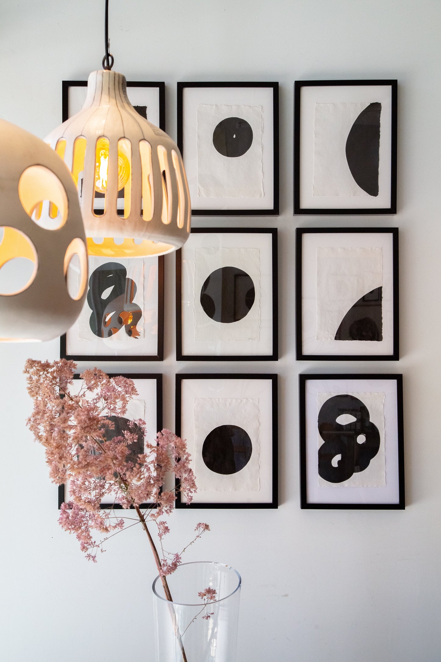 Bella Cucina - AB Art Japanese Ink ensO Series: Suite of Nine Paintings -