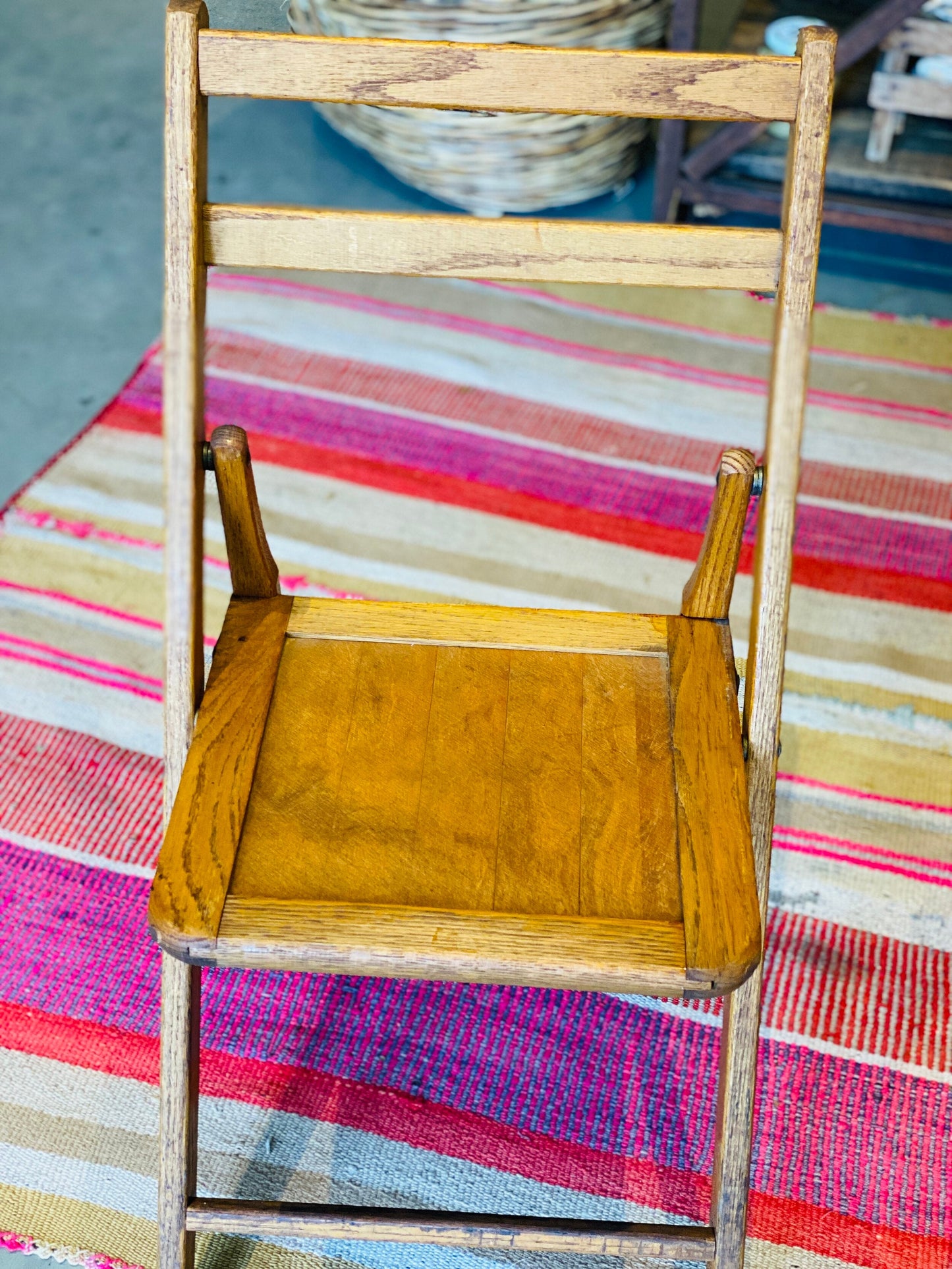 Bella Cucina - Antique Wood Church Chairs -