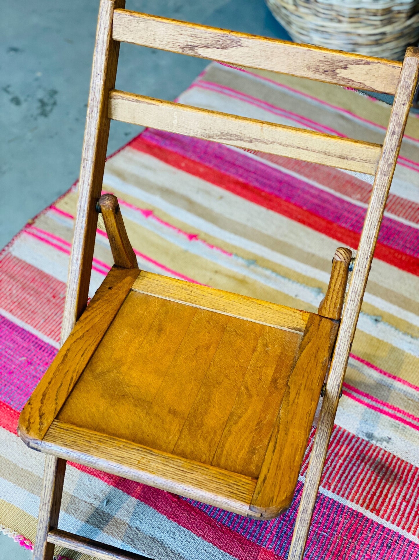 Bella Cucina - Antique Wood Church Chairs -