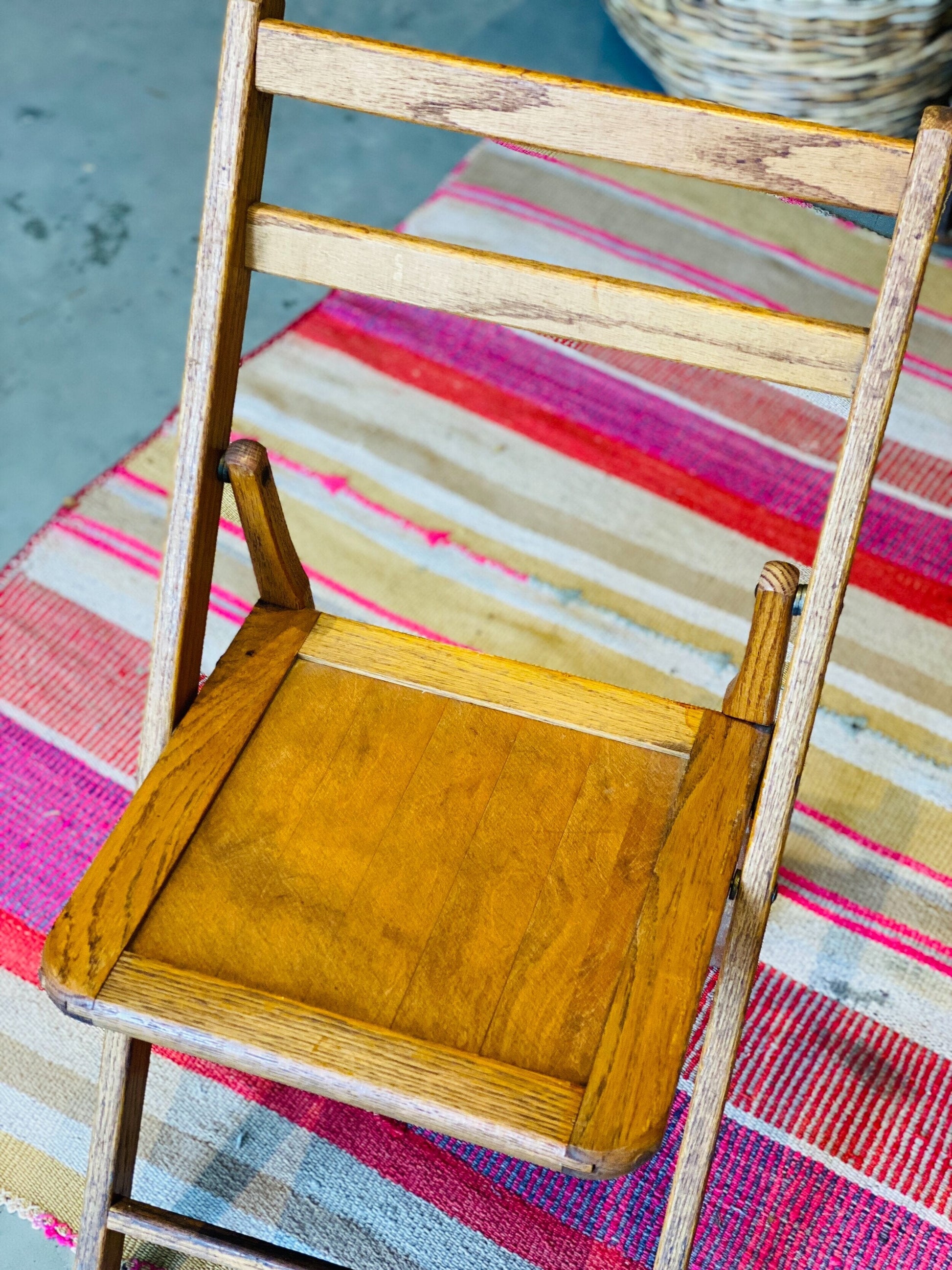 Bella Cucina - Antique Wood Church Chairs -
