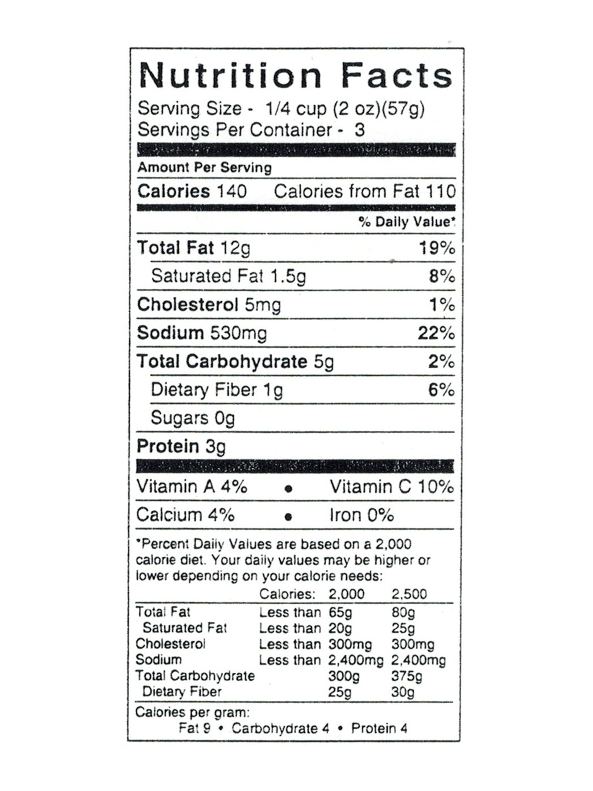 Nutrition facts label for Bella Cucina Artichoke Lemon Pesto, showing calories, fat, sodium, carbohydrates, and protein per serving.