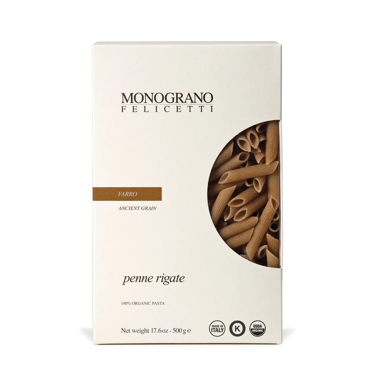Bella Cucina - Monograno Felicetti Farro Penne Rigate Pasta -