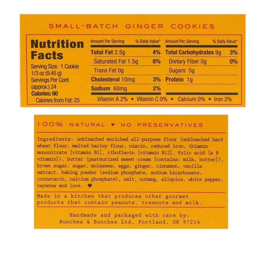 Bella Cucina - SNAPS Ginger Cookies -